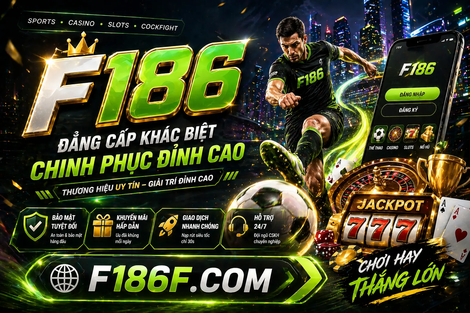 Giao diện ứng dụng vin68 web trên thiết bị di động với chủ đề xanh vàng nổi bật